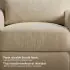 Ansel Tapered Power Recliner - S Linen