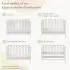 Aster 4-in-1 Convertible Crib - White