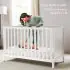 Aster 4-in-1 Convertible Crib - White