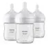 Natural Glass Baby Bottle 4oz 3 pack