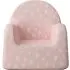 Soffkin Leather Luxury Kids Sofa - Pink with Hearts
