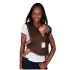 Baby Carrier Solid Cotton Warm Cocoa
