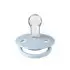 Original COLOUR Latex 2 PK Glow Pacifier - Iron/Baby Blue - Size 2
