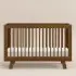 Scoot 3 In 1 Convertible Crib - Natural Walnut