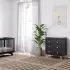 Lolly 3 Drawer Changer Dresser - Black Washed Natural