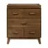 Scoot 3 Drawer Changer Dresser - Natural Walnut