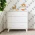 Scoot 3 Drawer Changer Dresser - White