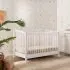 Sprout 4 in 1 Crib with Toddler Rail - White