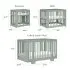Yuzu 8 in 1 Convertible Crib with All Stages Conversion Kit - Light Sage