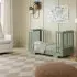 Yuzu 8 in 1 Convertible Crib with All Stages Conversion Kit - Light Sage
