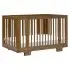Yuzu 8-In-1 Convertible Crib with Toddler Conversion Kit - Natural Walnut