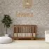 Yuzu 8-In-1 Convertible Crib with Toddler Conversion Kit - Natural Walnut