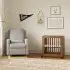 Yuzu 8-In-1 Convertible Crib with Toddler Conversion Kit - Natural Walnut