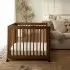 Yuzu 8-In-1 Convertible Crib with Toddler Conversion Kit - Natural Walnut