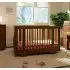 Yuzu 8-In-1 Convertible Crib with Toddler Conversion Kit - Natural Walnut