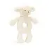Bashful Lamb Ring Rattle (RECYCLED FIBERS)