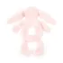 Bashful Pink Bunny Ring Rattle (RECYCLED FIBERS)