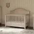 Beckett Rustic 4-in-1 Convertible Curve Top Crib - Sandbar
