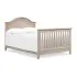 Beckett Rustic 4-in-1 Convertible Curve Top Crib - Sandbar
