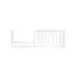 Bergamo Crib Toddler Rail - White