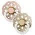 Boheme Latex Pacifier 2 Pack - Blush Glow/Vanilla Glow