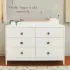 Briar Double Dresser - True White