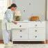 Briar Double Dresser - True White
