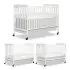 Carson Classic 3 in 1 Convertible Crib - White