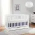 Colby 4 In 1 Convertible Crib with Trundle Drawer - White