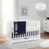 Colby 4 In 1 Convertible Crib with Trundle Drawer - White