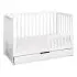 Colby 4 In 1 Convertible Crib with Trundle Drawer - White