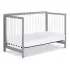 Colby 4-in-1 Low Profile Convertible Crib - Grey White