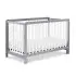 Colby 4-in-1 Low Profile Convertible Crib - Grey White