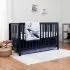 Colby 4-in-1 Low Profile Convertible Crib - Navy Blue