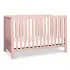 Colby 4-in-1 Low Profile Convertible Crib - Petal Pink