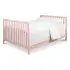 Colby 4-in-1 Low Profile Convertible Crib - Petal Pink