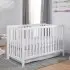 Colby 4 in 1 Low Profile Convertible Crib - White 