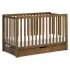 Colby 4 In 1 Convertible Crib with Trundle Drawer - Walnut
