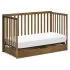 Colby 4 In 1 Convertible Crib with Trundle Drawer - Walnut