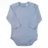 Body Suit Long Sleeve - Steel Blue