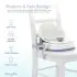 Cozy Pod Booster Seat with Removeable Cover - White