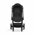 Eos Black Stroller Frame and Seat - Moon Black