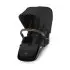 Gazelle S Second Seat - Silver Frame and Moon Black Seat Unit