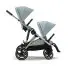 Gazelle S Second Seat - Taupe Frame and Sky Blue Seat Unit