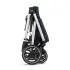 Gazelle S Stroller - Silver Frame and Ocean Blue Seat