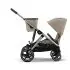 Gazelle S Stroller - Taupe / Almond Beige