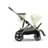 Gazelle S Stroller - Taupe Frame/Seashell Beige Seat