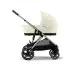 Gazelle S Stroller - Taupe Frame/Seashell Beige Seat