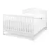 Charlie 4 in 1 Convertible Crib - White