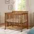 Kalani 4 In 1 Convertible Mini Crib - Chestnut